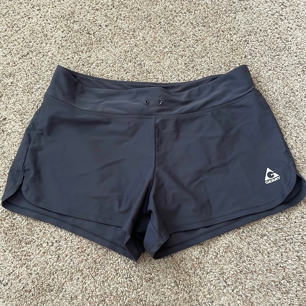 Grey athletic shorts